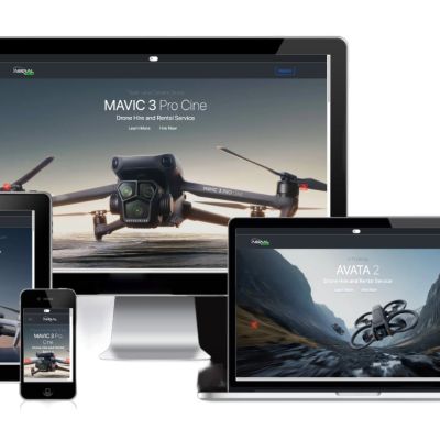 website designer specialising in drones